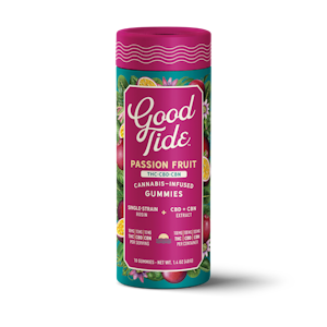 Good Tide - Wyld - Good Tide - Passionfruit THC:CBD:CBN - 100mg