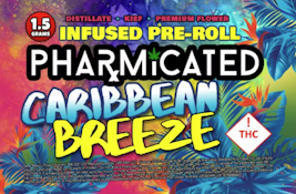 PhD Infused 1.5g Pre-roll - Caribbean Breeze (Hybrid)