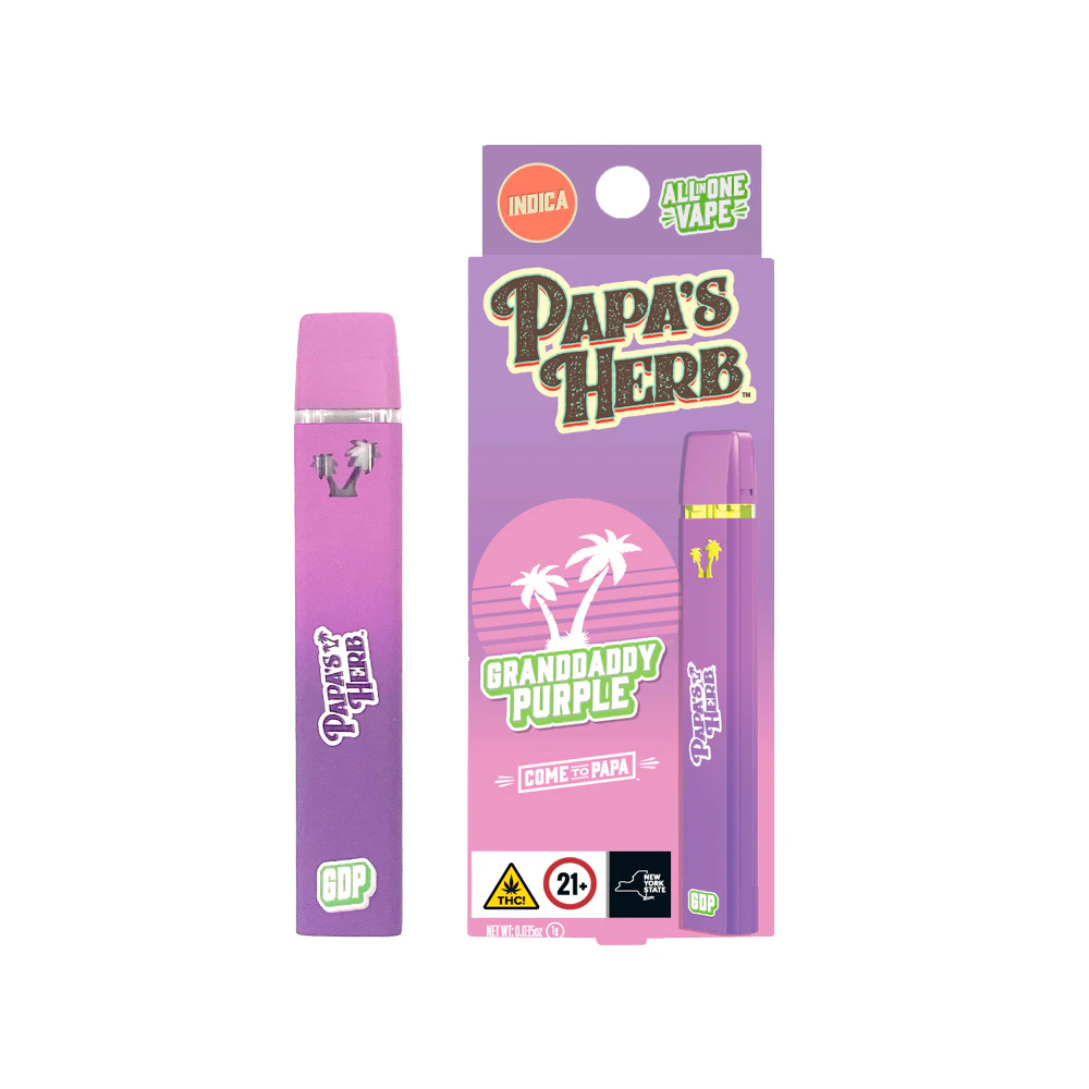 Papa's Herb - Papa's Herb | Granddaddy Purple | AIO Vape | 1g Main Image