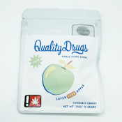 Quality Drugs Super Sour Apple Single Gummy 100mg
