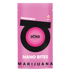 DOSD EDIBLES - DOSD EDIBLES - PINKBURST 100MG NANO BITES GUMMY