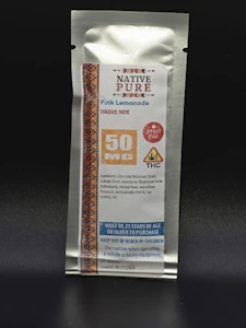 Native Pure - PINK LEMONADE -50mg POWDER DRINK MIX