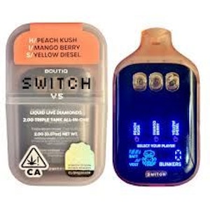 BOUTIQ SWITCH GLOW - PEACH KUSH + MANGO BERRY + YELLOW DIESEL 2g
