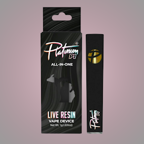 Platinum Vape - Lemon Skunk - Live Resin 1G Disposable 