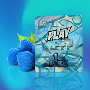 PLAY - Blue Razz Gummies - 200MG (4x50MG)