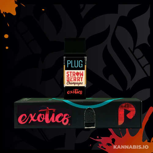 PLUGPLAY™ - PLUGplay EXOTICS Strawberry Champagne 1g Vape Main Image