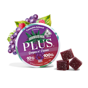 PLUS | GRAPES N CREAM - 10 PK | EDIBLE | 100MG