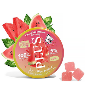 Classic Sour Watermelon Rosin Gummies