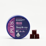 PLUS Products - Solventless Rosin Gummies - Sleep 10:5:5 - Midnight Berry 200mg