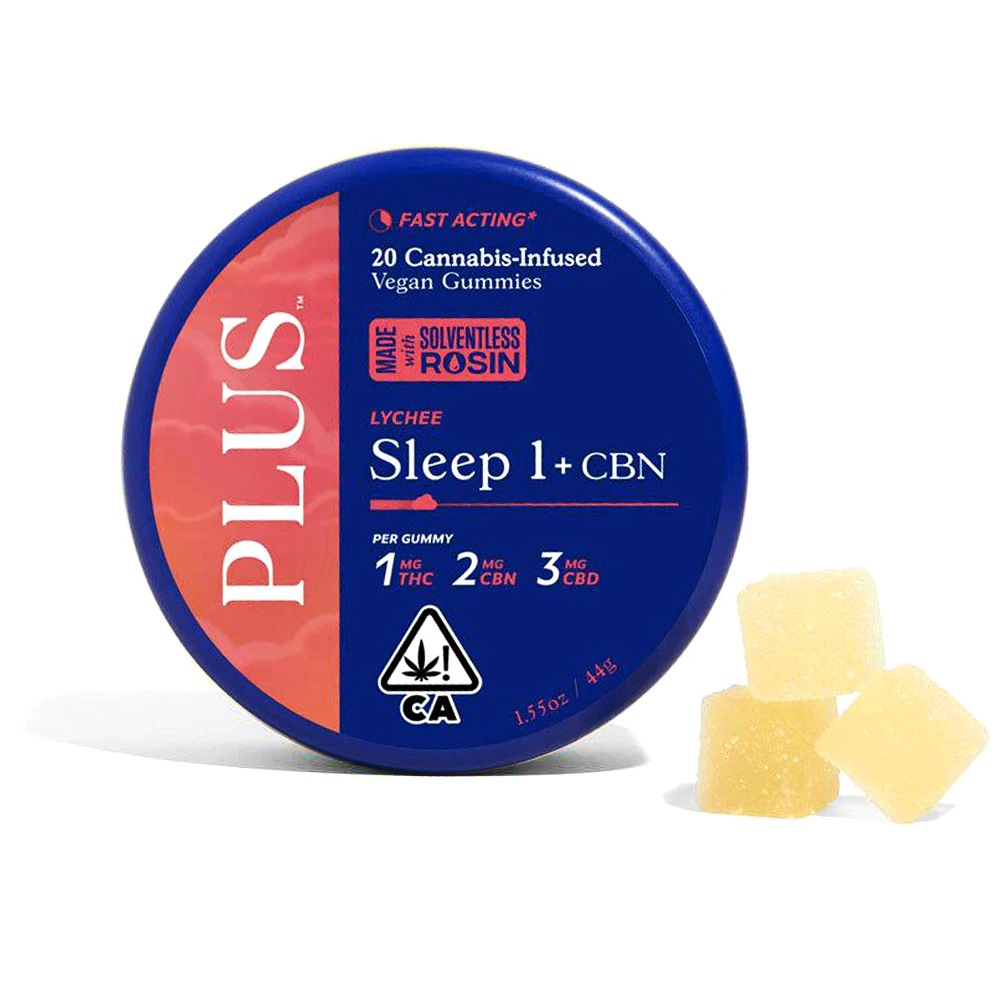 PLUS - Sleep - Lychee Rosin Gummies Main Image