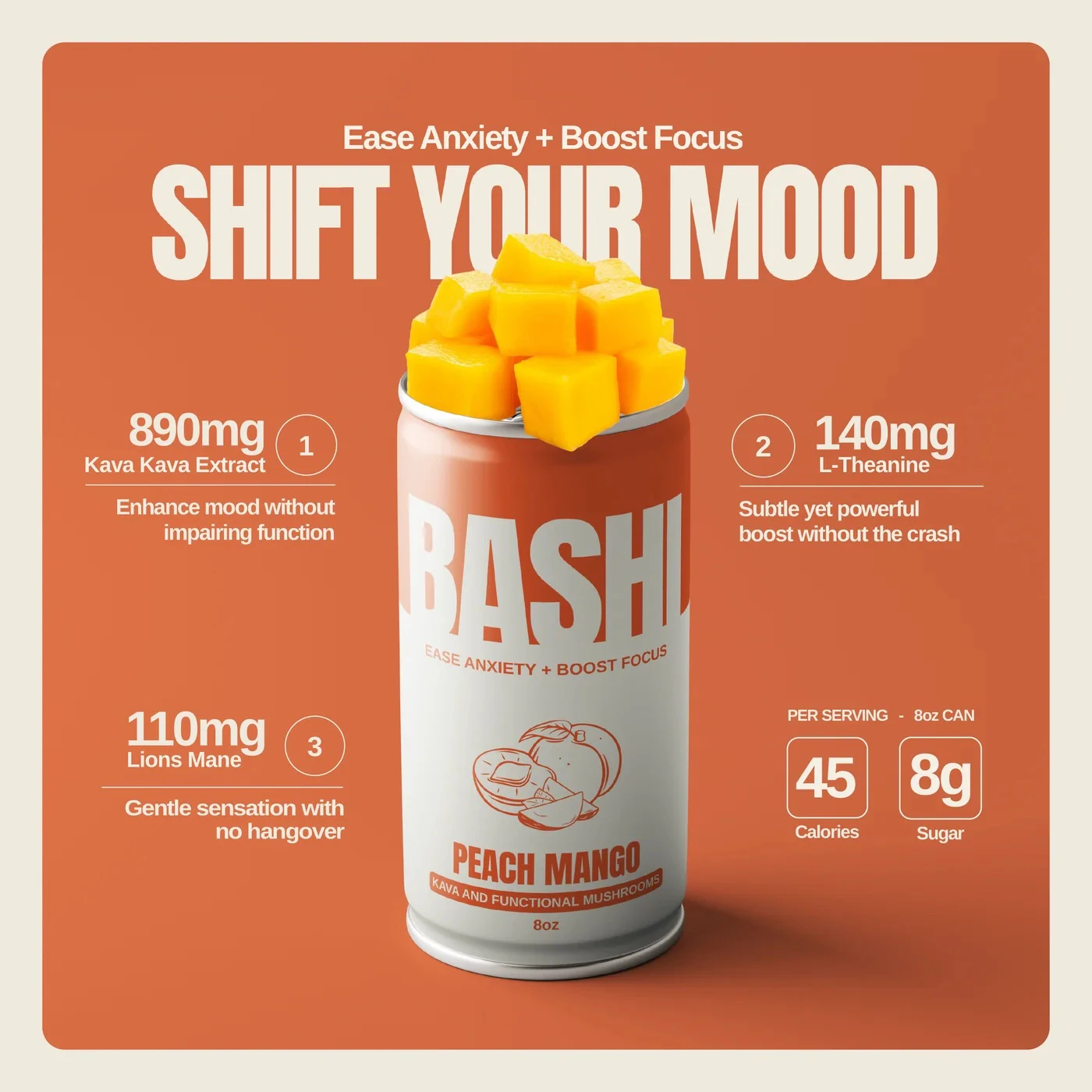 Bashi - Bashi Kav -  Peach Mango Regular Main Image