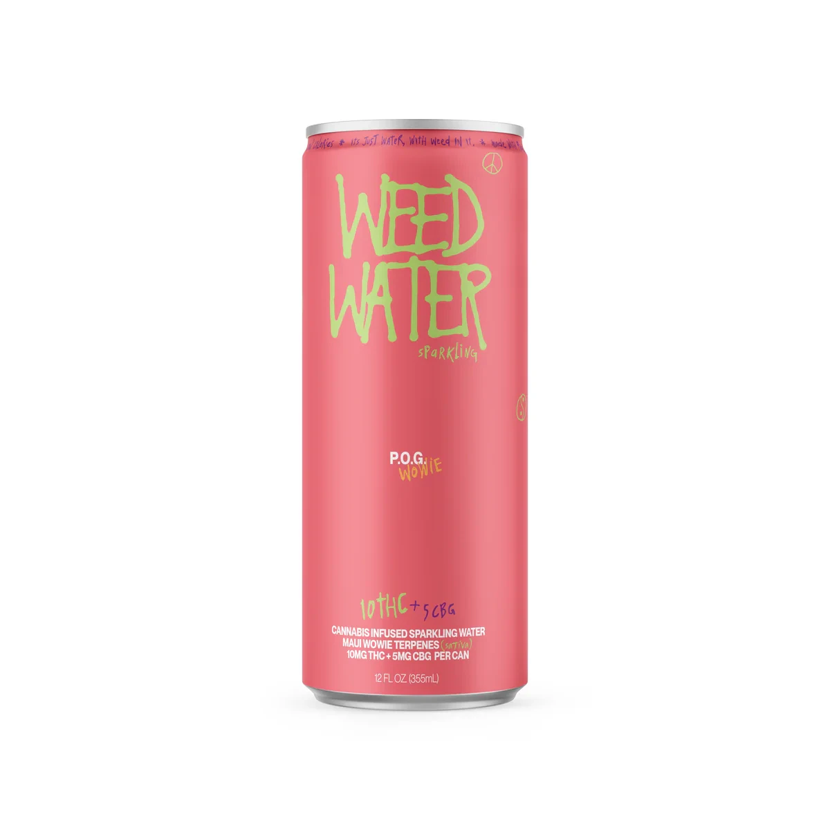 Weed Water - Weed Water | P.O.G. Wowie | Sparkling Water | 10mg | 12 fl oz Main Image