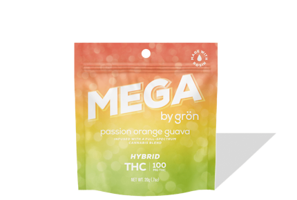 Gron | Edible | MEGA - Passion Orange Guava | 100mg