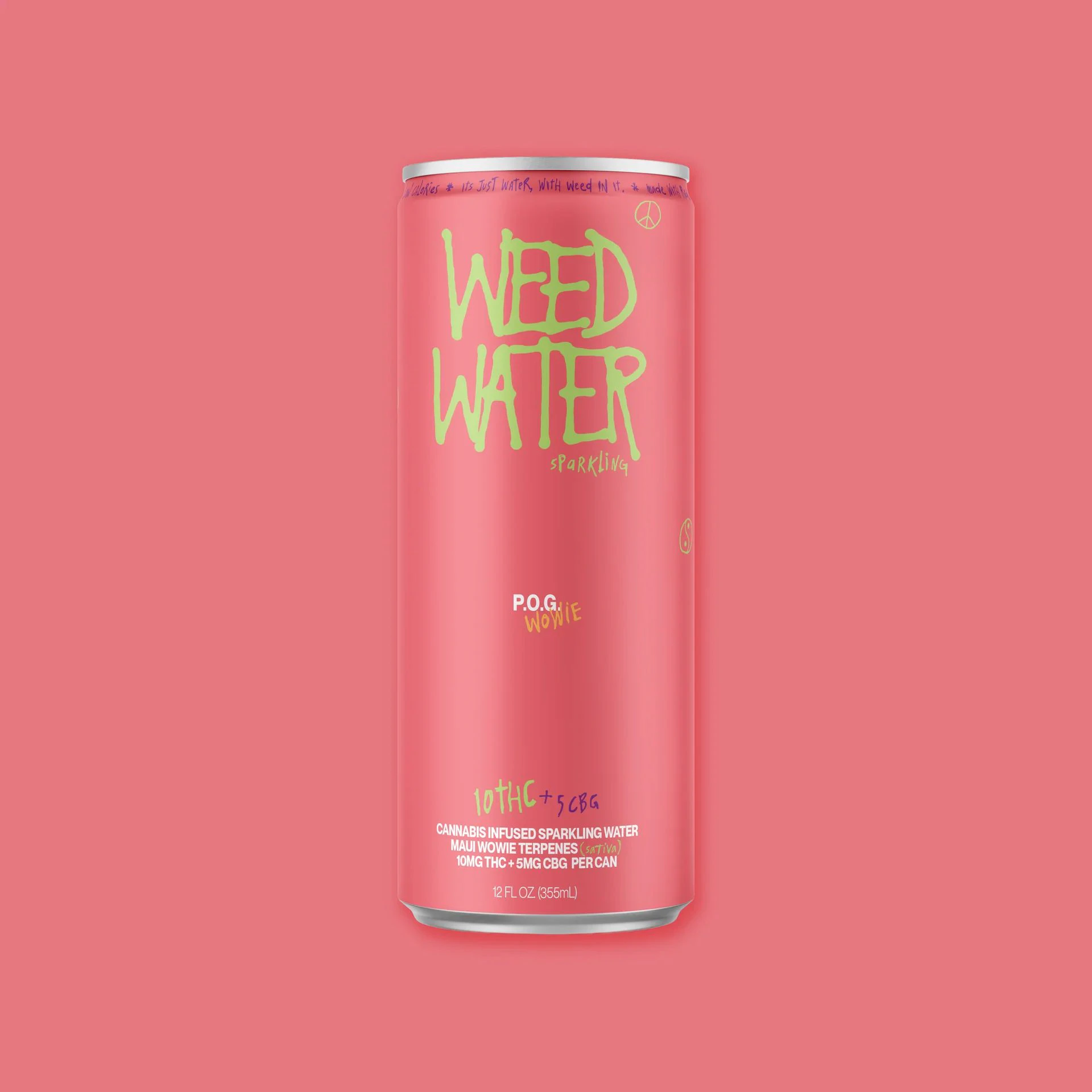 Weed Water - Weed Water - P.O.G. Wowie - 12oz THC:CBG 10mg:5mg Main Image