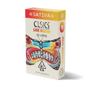 CLSICS - POP TARTZ LIVE ROSIN CARTRIDGE - 1G