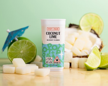 POT+PAN - Pot + Pan | Coconut Lime 1:1 | 2.5mg Gummy | 2.5mg CBD | 20-Pack | 50mg Total