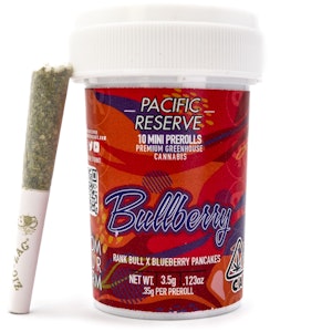 PACIFIC RESERVE - Bullberry 3.5g 10 Pack Mini Pre-Rolls - Pacific Reserve