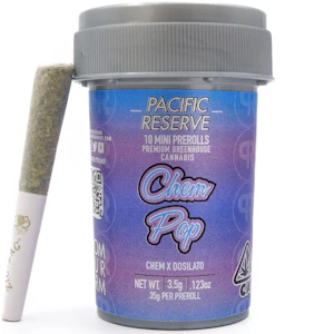 Pacific Reserve - Chem Pop 3.5g 10 Pack Mini Pre-Rolls - Pacific Reserve
