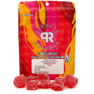 PACIFIC RESERVE - Dragon Fruit 100mg Live Resin 10 Pack Gummies - Pacific Reserve