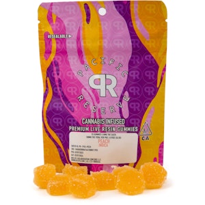 Pacific Reserve - Peach - Live Resin Gummies - 10 Pack - 100mg