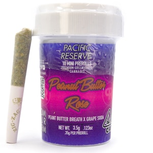 PACIFIC RESERVE - Peanut Butter Rose 3.5g 10 Pack Mini Pre-Rolls - Pacific Reserve