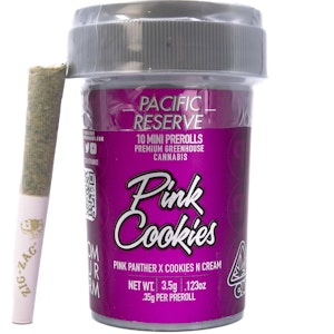 PACIFIC RESERVE - Pink Cookies 3.5g 10 Pack Mini Pre-Rolls - Pacific Reserve