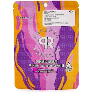 PACIFIC RESERVE - Pink Lemonade 100mg 10 Pack Live Resin Gummies - Pacific Reserve