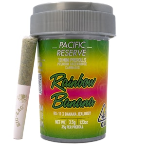 Pacific Reserve - Rainbow Bananas 3.5g 10 Pack Mini Pre-Rolls - Pacific Reserve
