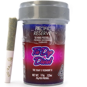 PACIFIC RESERVE - Tie Dye Diesel 3.5g 10 Pack Mini Pre-Rolls - Pacific Reserve