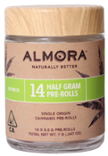 ALMORA FARM:  Hash Burger .5g Pre-Roll 14pk/7g (H)