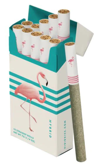 Birdies - BIRDIES: Classic Hybrid .7g Straight Pre-Rolls 10pk/7g (H) Main Image