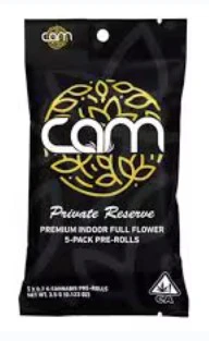 CAM - CAM: Kush Mints Pre-Roll 5pk/3.5g - Private Reserve (H) Main Image