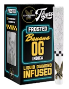 CLAYBOURNE CO: Banana OG .5g Frosted Infused Prerolls 5pk/2.5g (I)