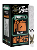 CLAYBOURNE CO: Durban Poison .5g Frosted Infused Pre-Rolls 5pk/2.5g (S)