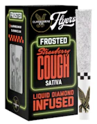 CLAYBOURNE CO: Strawberry Cough .5g Frosted Infused Pre-Rolls 5pk/2.5g (S)