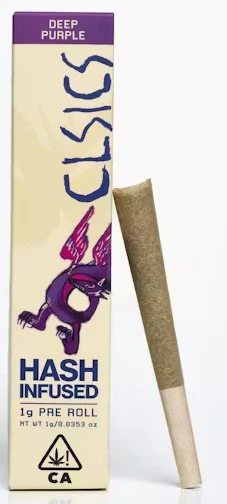 CLSICS - CLSICS: Deep Purple Hash Infused 1g Pre-Roll (I) Main Image