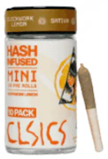 CLSICS: Clockwork Lemon Hash Infused .3g Pre-Roll 10-Pack/3g (S)