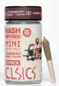 CLSICS: Strawberry Sweet Tooth Hash Infused .3g Pre-Roll 10-Pack/3g (H)