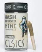 CLSICS: Ghost Vapor Hash Infused .3g Pre-Roll 10-Pack/3g (I)
