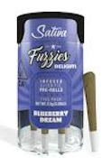 FUZZIES: Blueberry Dream Delights .5g Infused Pre-Rolls 5pk/2.5g (I)
