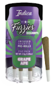 FUZZIES: Grape Ape Delights .5g Infused Pre-Rolls 5pk/2.5g (I)