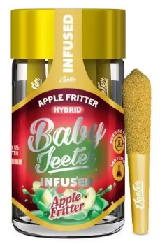 Jeeter - JEETER: Apple Fritter Quad-Infused Baby Jeeter .5g Pre-Rolls 5pk/2.5 (H) Main Image