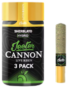 JEETER: Sherblato Live Resin Infused Cannon 3pk/.5g (H)