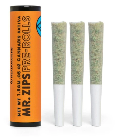 MR. ZIPS - MR. ZIPS: Sunshine Punch 1g Pre-Roll 3pk/3g (S) Main Image