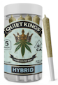 QUIET KINGS: Blueberry Blast .5g Pre-Roll 5pk/2.5g (S/H)