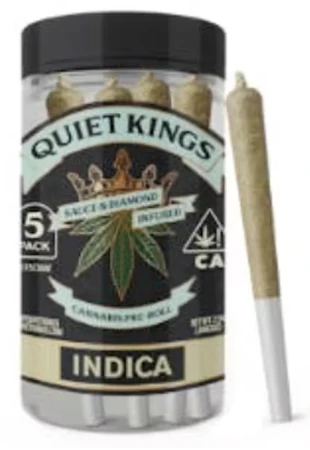 Quiet Kings - QUIET KINGS: Lemon Cherry .5g Infused Pre-Roll 5pk/2.5g (I) Main Image