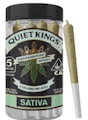 QUIET KINGS: Cantaloupe Kush .5g Infused Pre-Roll 5pk/2.5g (S)
