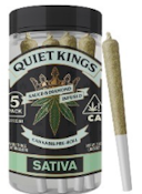 QUIET KINGS: Lemon Zest .5g Infused Pre-Roll 5pk/2.5g (S)
