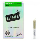 SELFIES: Black Jack .25g Pre-Rolls 12pk/3g (S)