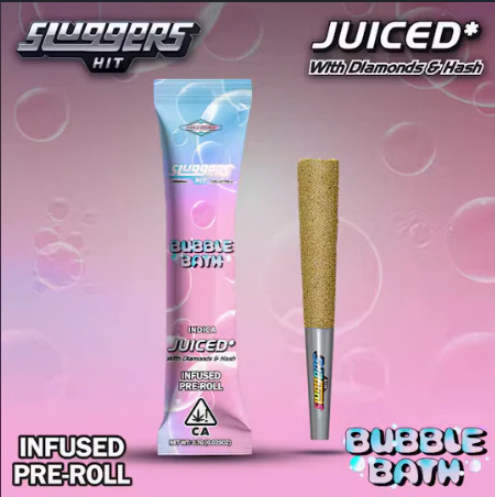 SLUGGERS HIT - SLUGGERS: Bubble Bath .7g Infused Pre-Roll (I) Main Image